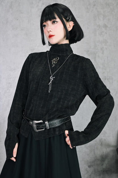 Retro Turtleneck Tops