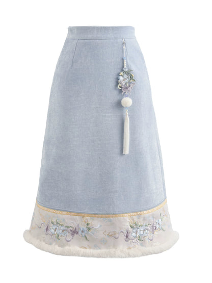 レトロチャイナロングスカート