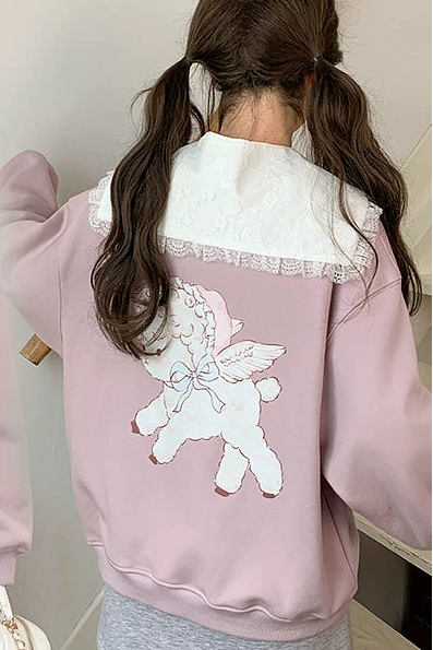 キュートキャットフリーススウェット