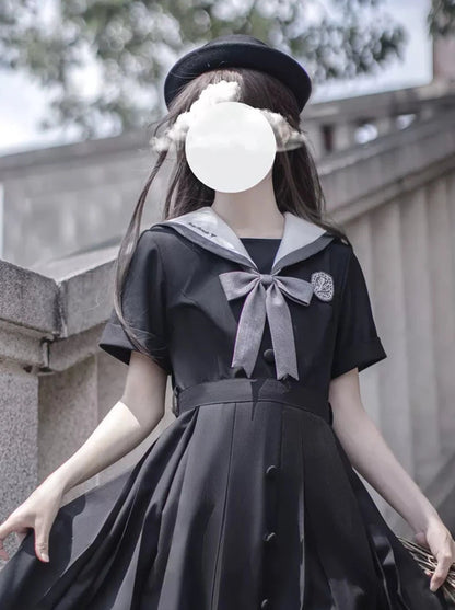 Sailor Six-Suite Dress + Ribbon + Badge