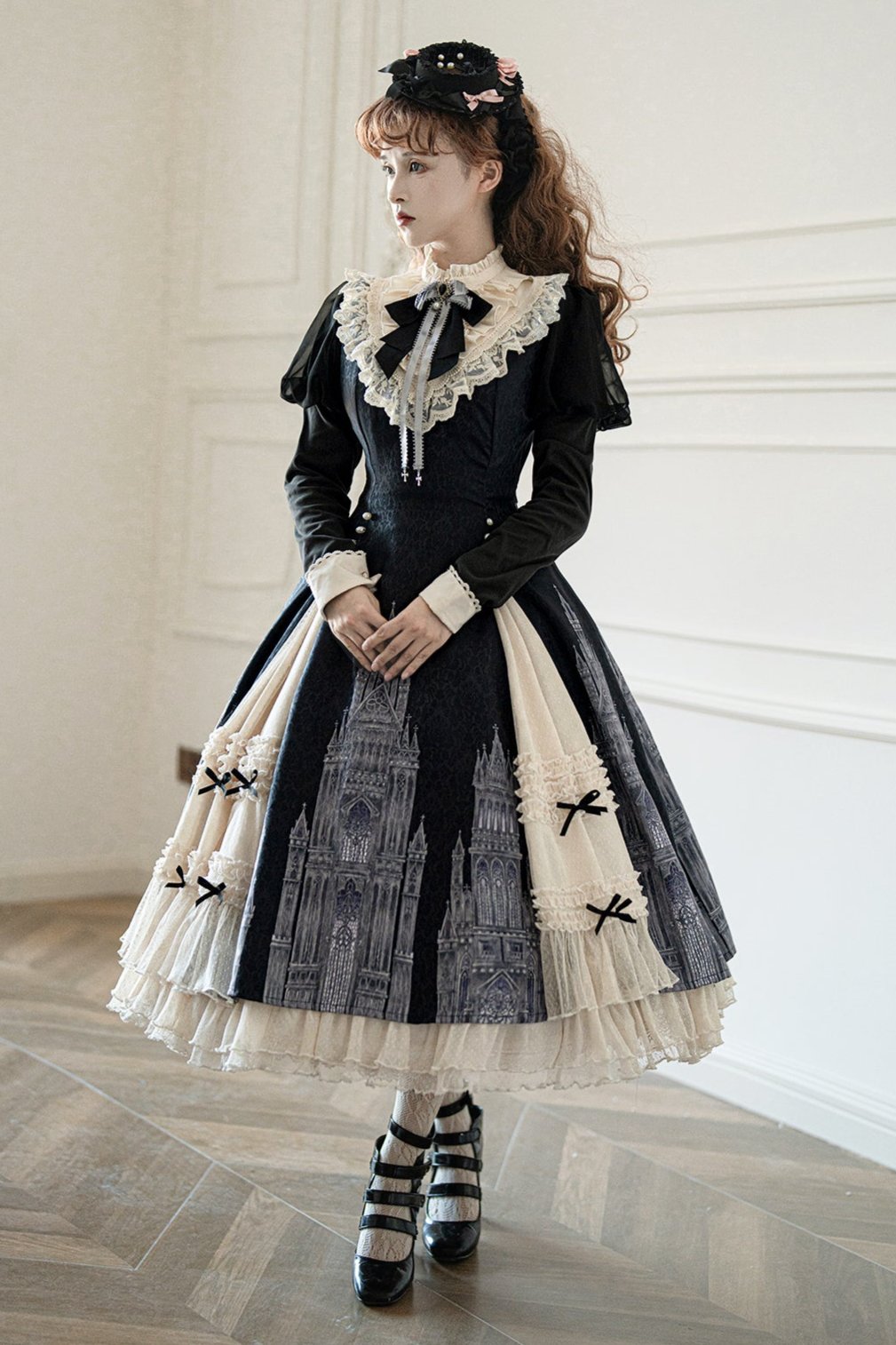 [Reservation deadline on October 22] Church Bell Elegant Gothic Classical Dress