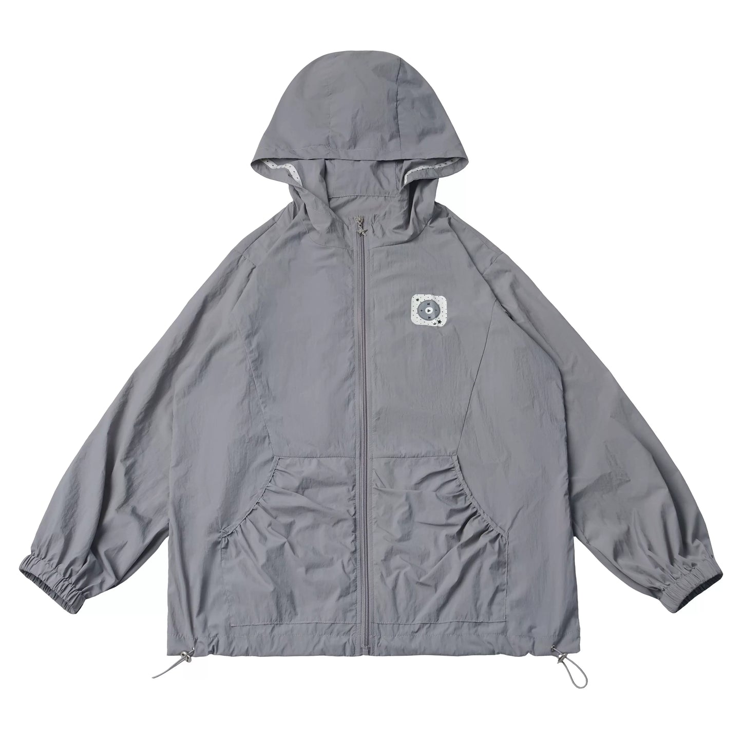 Sommerweste mit Delfinprint + UV-Jacke + Rock