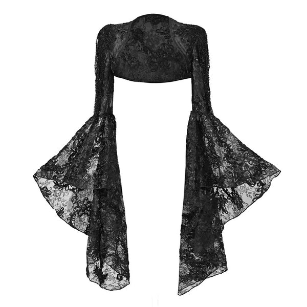 Gothic Gorgeous Sheer Sleeved Shawl