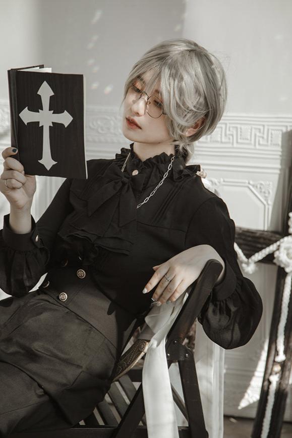 [Reservation product] Prince And Sister Dark Gothic Cloak Suit