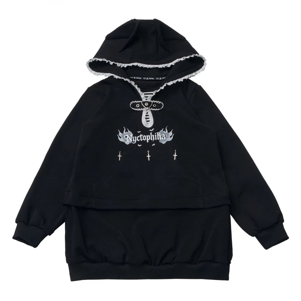 Black Slimming Jacket + Hoodie + Skirt + Leg Warmers