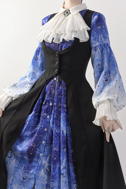 [November 23 Reservation Deadline] Twelve Constellation Print Dress and Shirt + Long Vest + Jacket