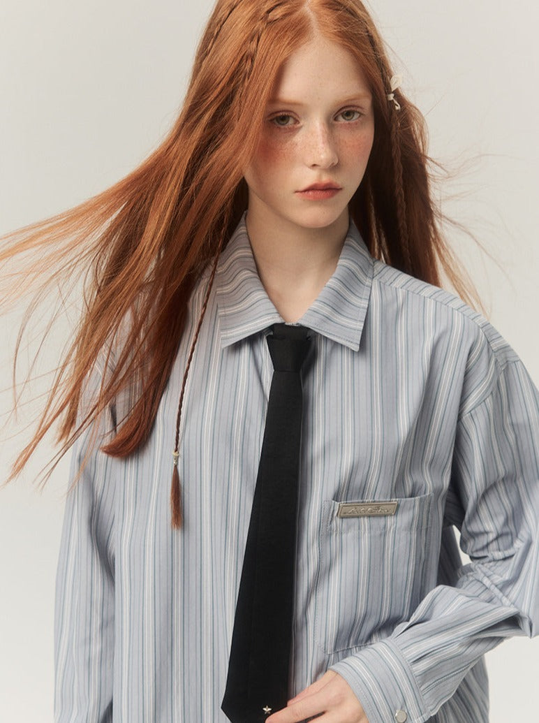 French long stripe shirt