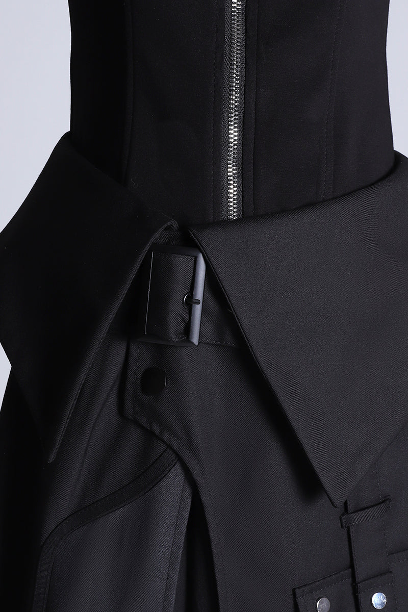 Dark mode sleeveless top + long pants + mode pants