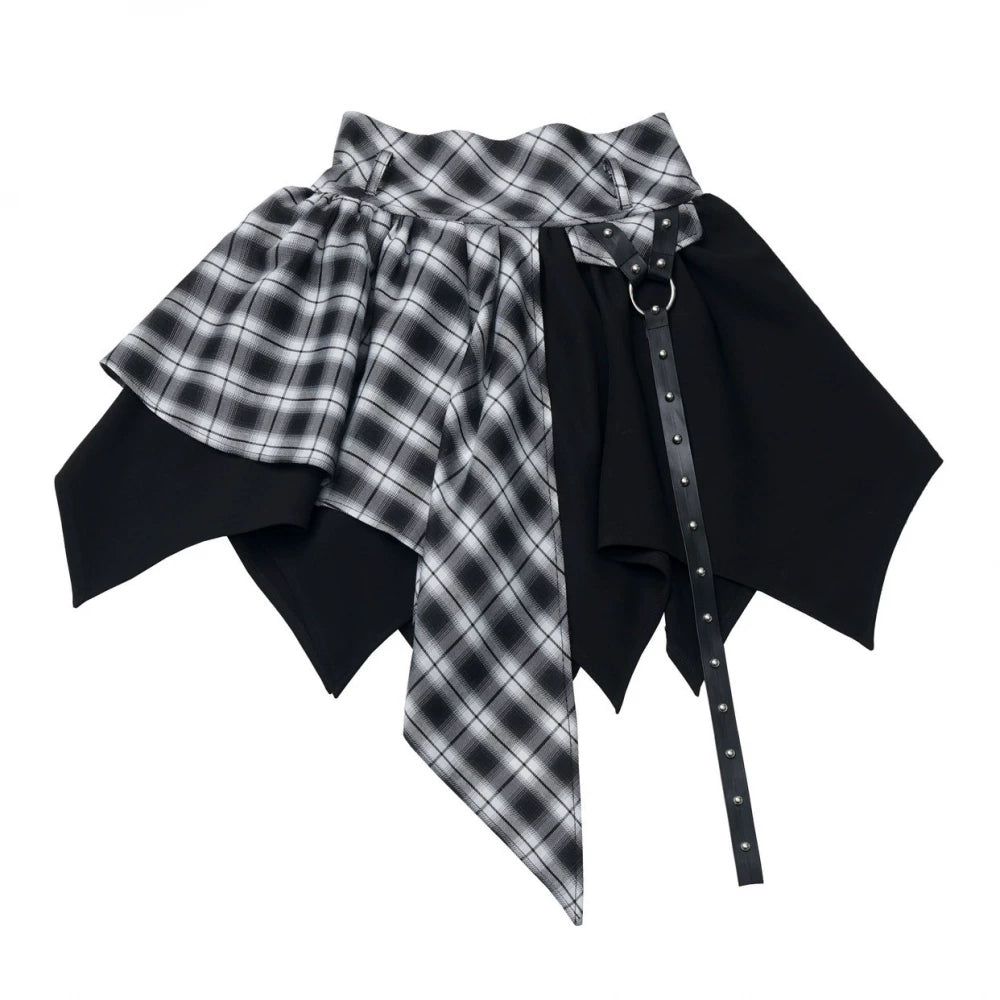 Red Furry Fleece Jacket + Top + Skirt + Accessories