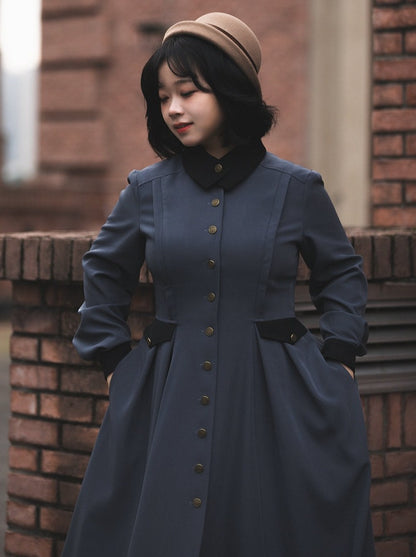 Elegant Retro Classic Dress Coat