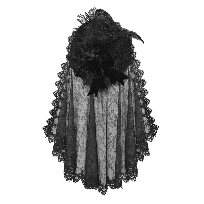 European Style Gothic Veil Silk Hat