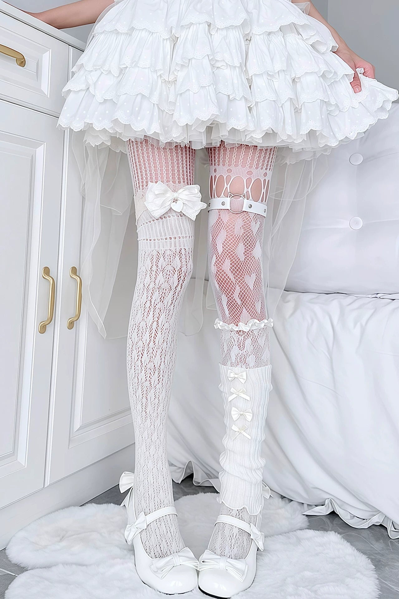 Tiramisu Layer Stockings + Lace + Socks + Leg Warmers + Leg Ring