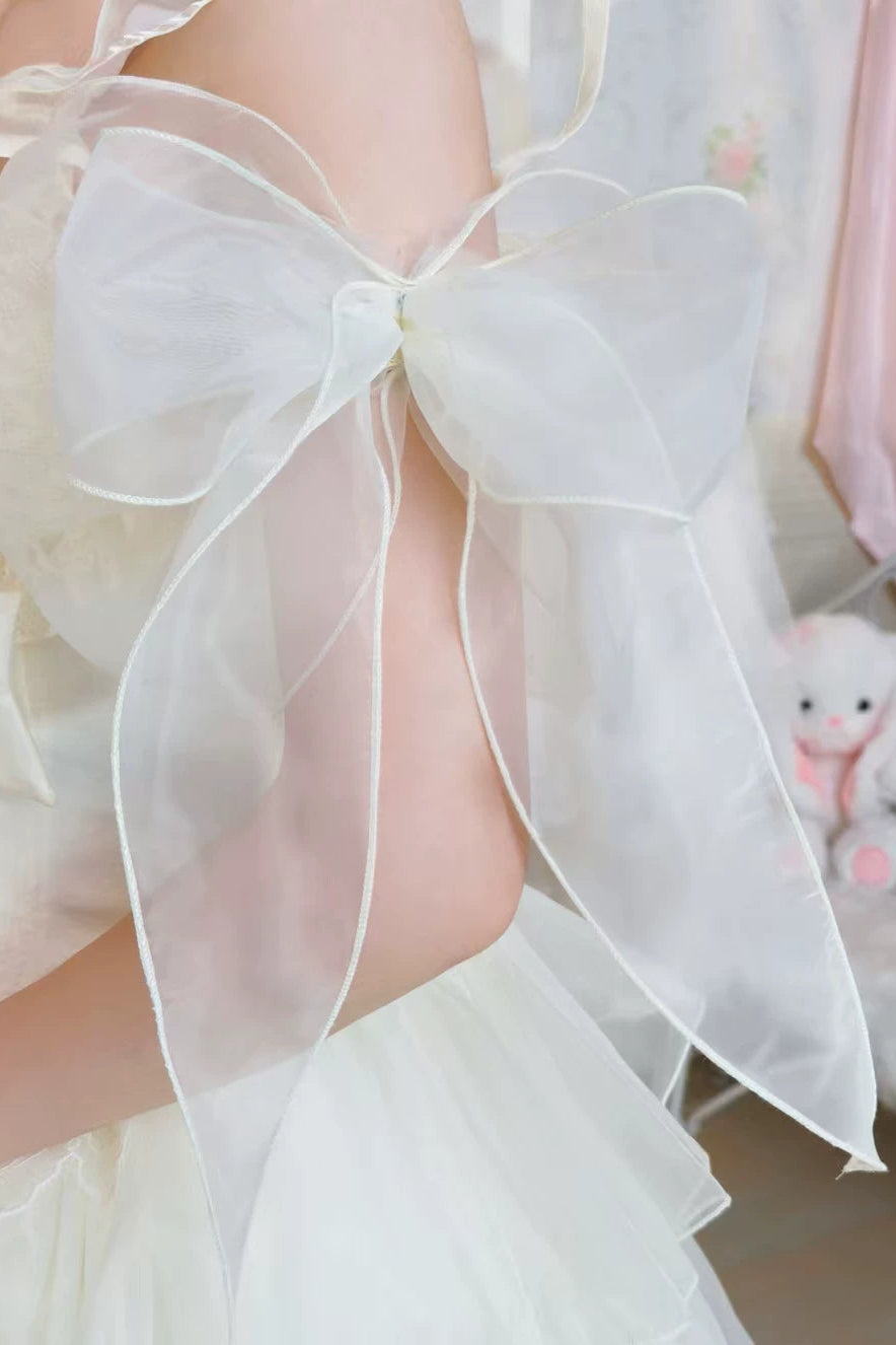 ファーストラブフローラルドレス+スリーブ