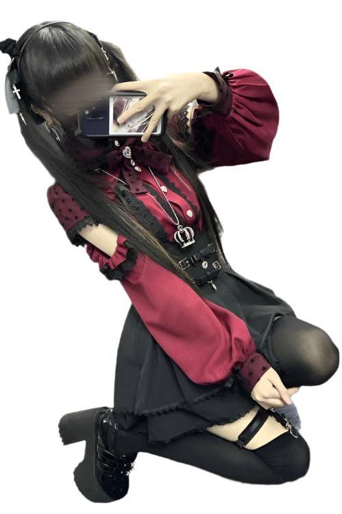 【予約商品】レースリボンオフショルダーシャツ