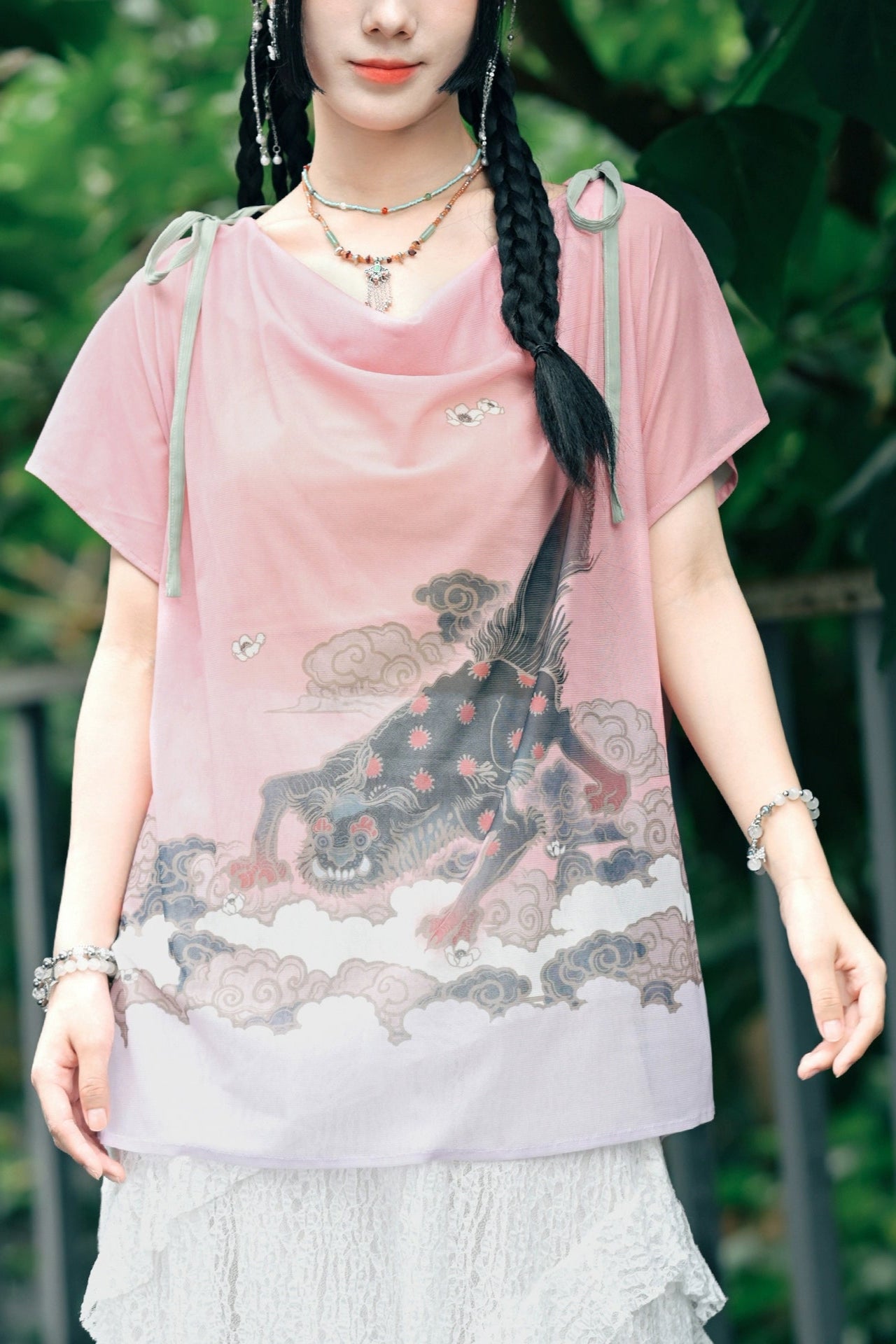 Pinky Japanese China Tops