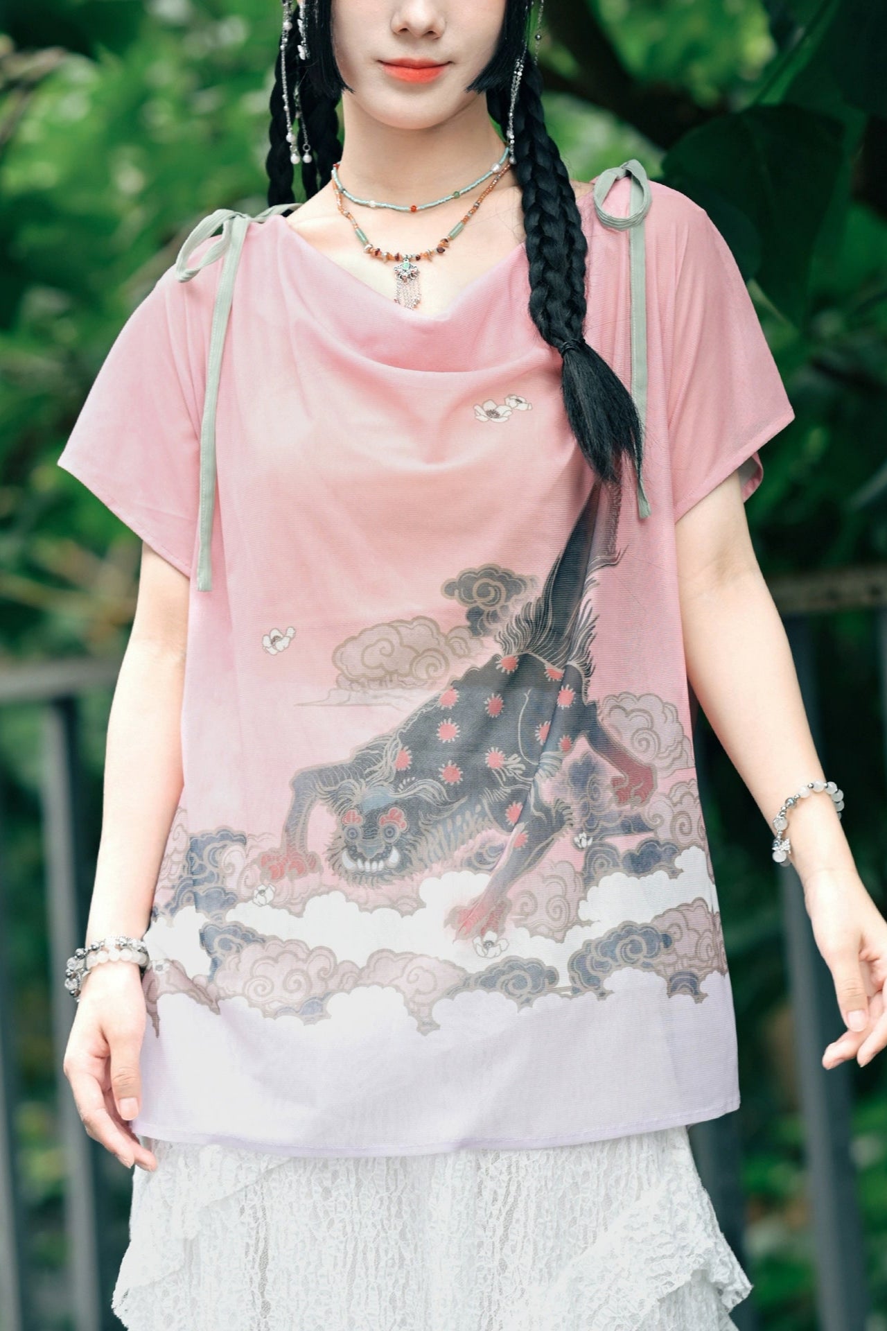 Pinky Japanese China Tops