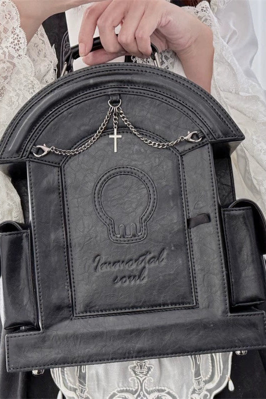 ゴシックペインロリータスカルバッグ