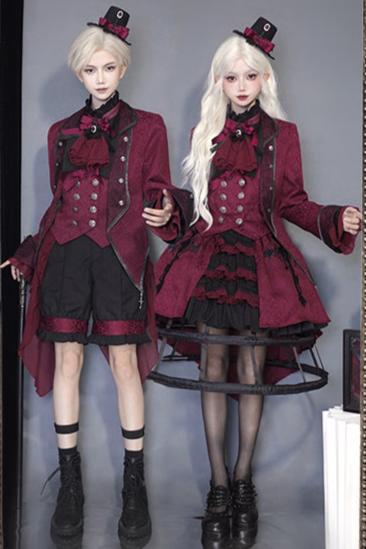 [September 15 Reservation Deadline] Nightmare Black Red Gothic Tsu Ins Prince Suit