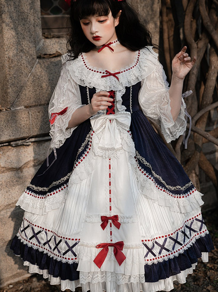White Snow Princess Tea Party Dress Belchic White Snow Princess Tea Party Dress Belchic