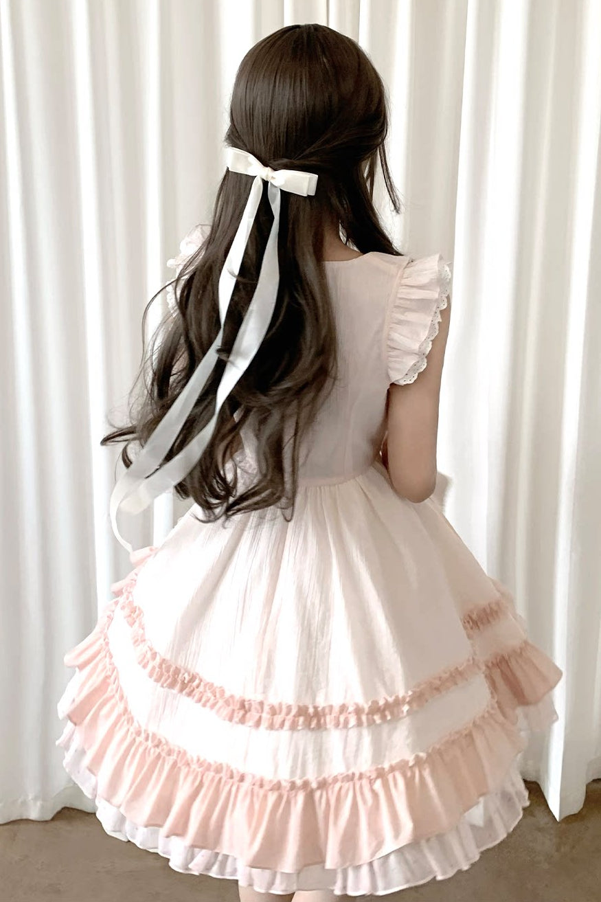 Cherry Blossom Ruffle Dress