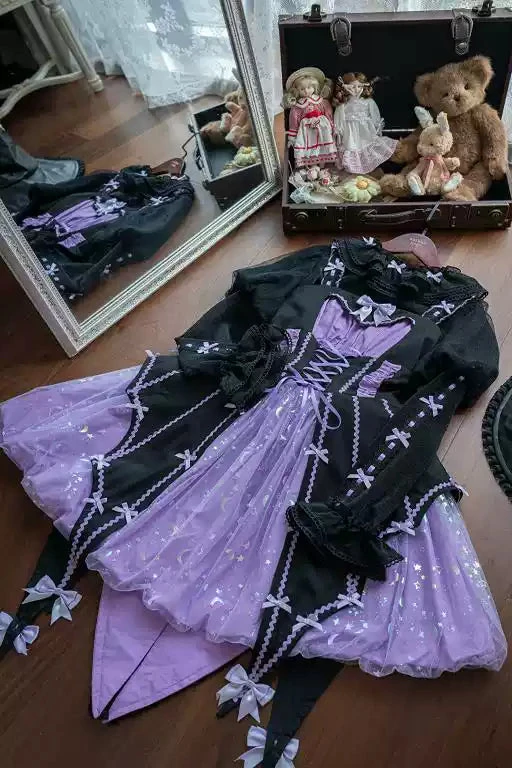 [Reservation deadline on September 28] Halloween Pumpkin Dark Sweet Dress Set