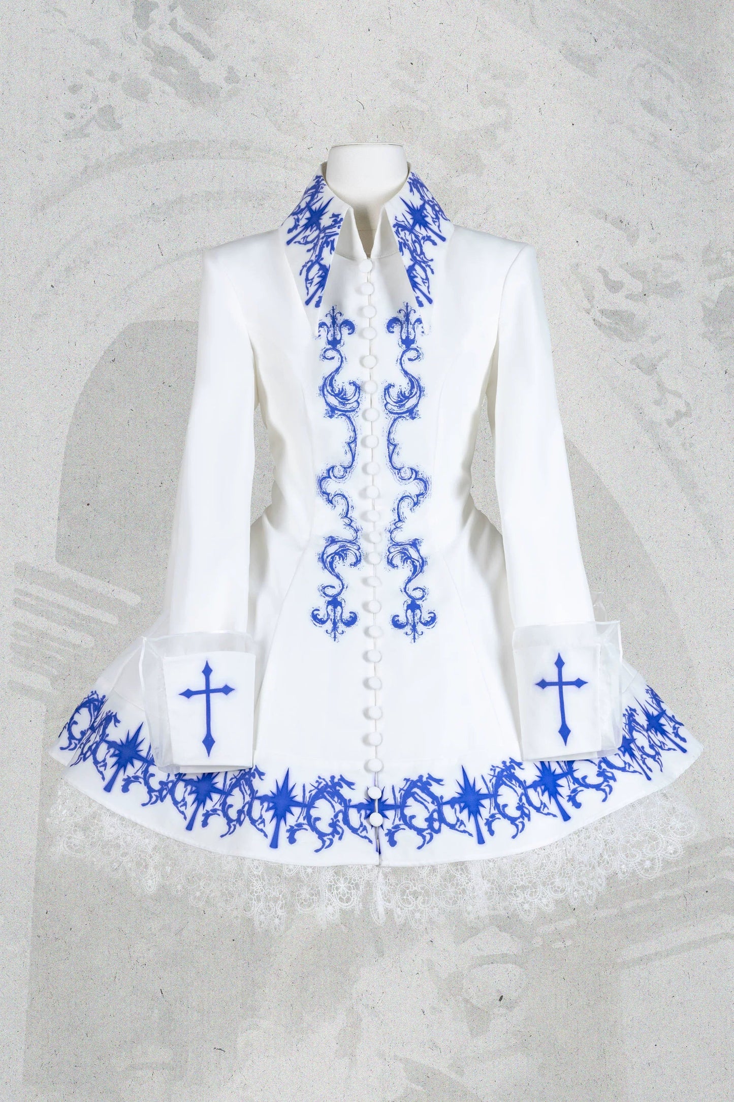 【4月13日预售截止】天使告白哥特洛丽塔十字蕾丝暗黑连衣裙