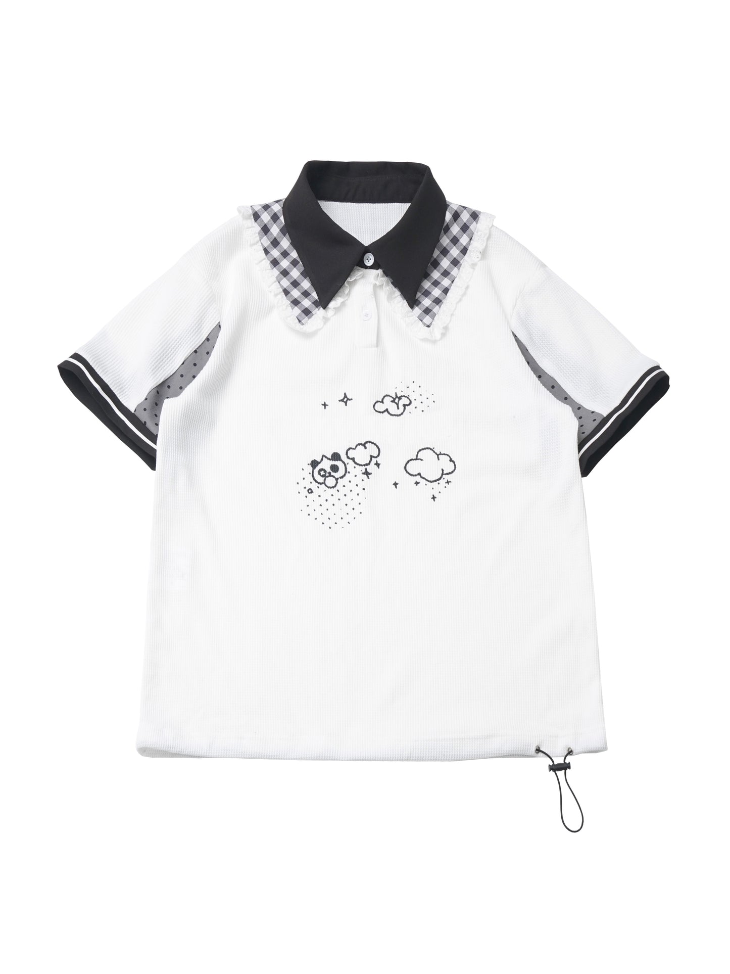 サブカルカップルトップス＋フードトップス＋スカート＋ハーフパンツ＋レッグウォーマー