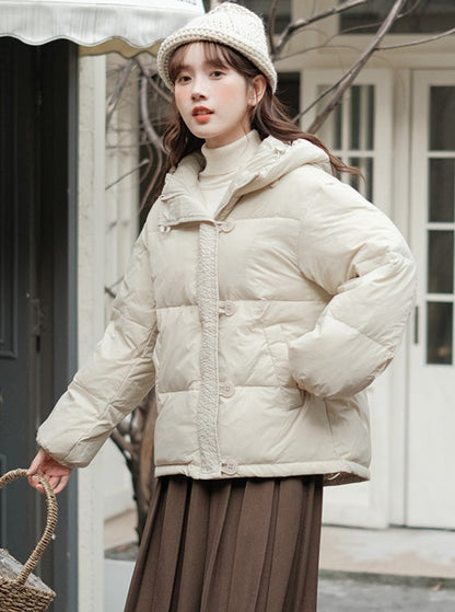 Casual Duck Hooded Down Jacket