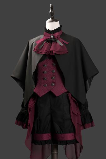 [September 15 Reservation Deadline] Nightmare Black Red Gothic Tsu Ins Prince Suit