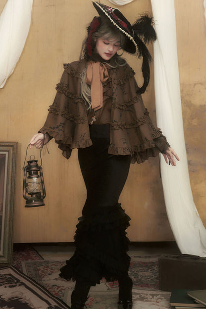 【予約商品】Song of the Lonely Birdアンティークケープ