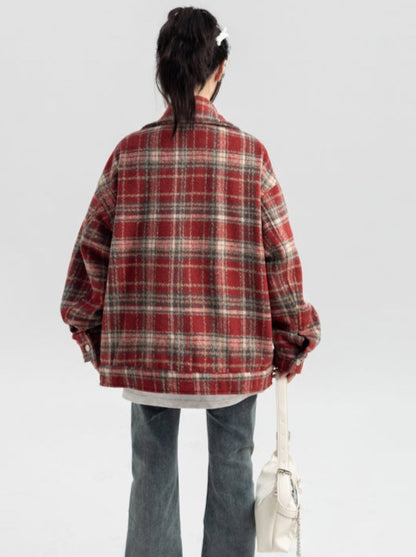 Mode Chic Check Shirt Outerwear