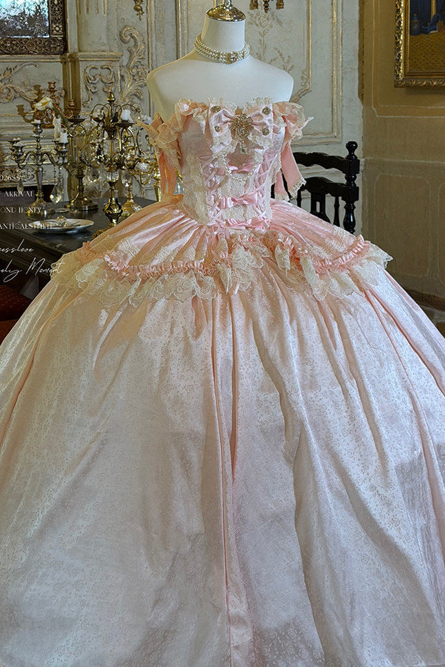 Pink Bow Gown+Accessesory