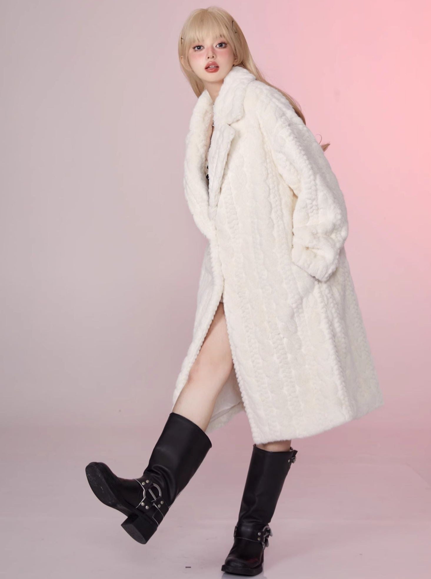 Bradley's FURS PARIS ファーコート ロング丈 レザー まとめ】デニム