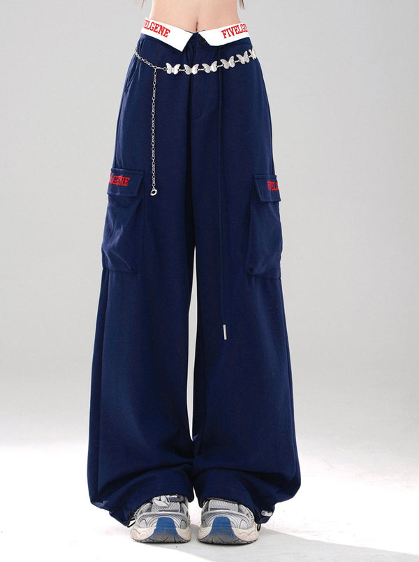 American loose wide pants