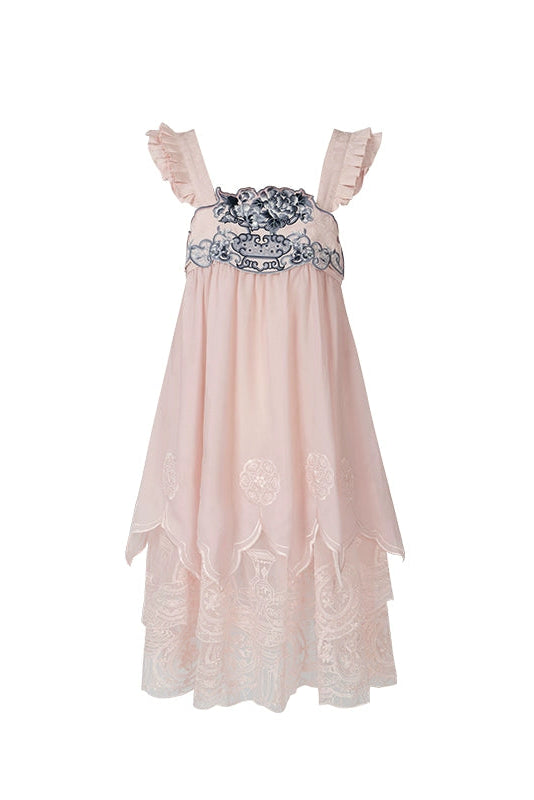 Sweet China Suspender Dress