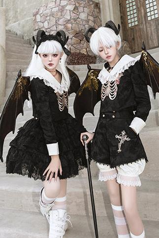 [December 18 Reservation Deadline] Crossbone Original Gothic Prince Shirt Shirt short Pants Suit