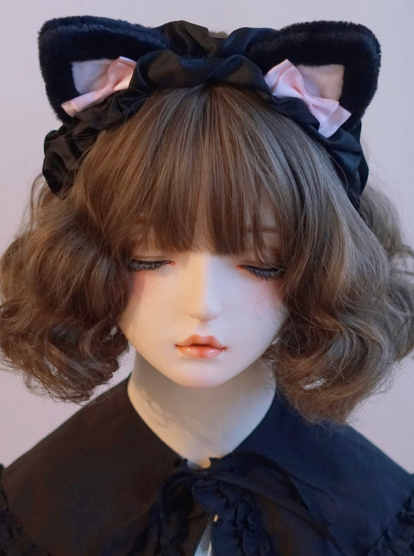 Ruffle Fur Cat Hair Band