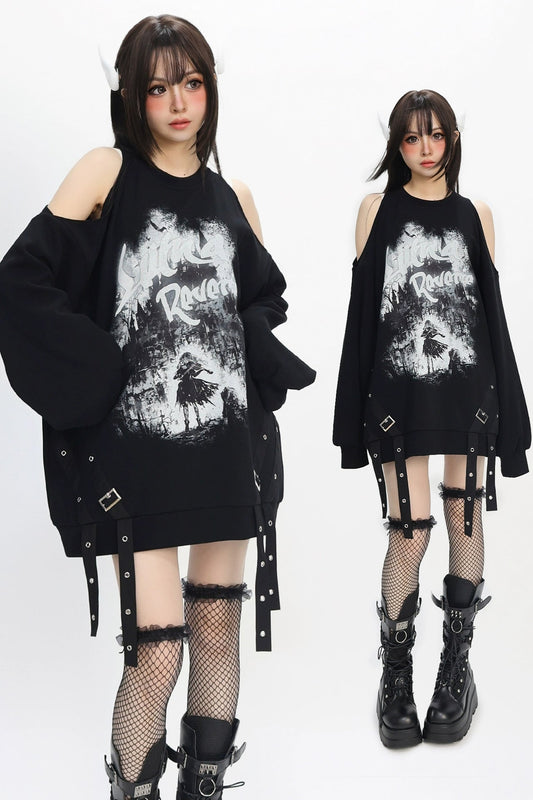 オフショルダールーズベルトトップス