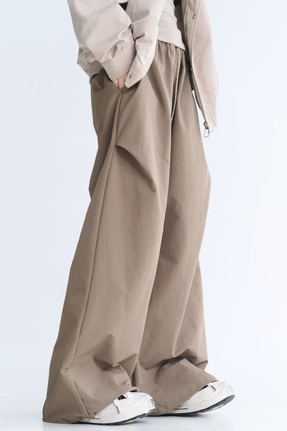 Minimalist Wide Leg Casual Pants