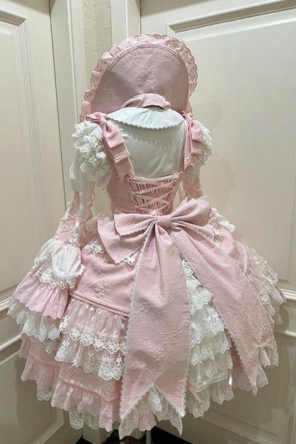 【予約商品】ピーチラビットアンティークドールゴージャスロリータドレスセットアップ