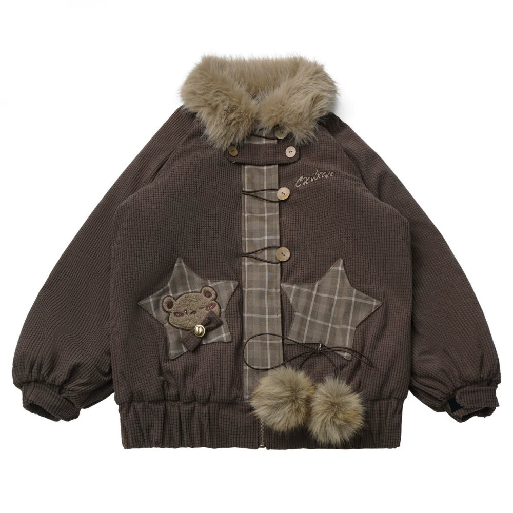 Fuzzy Waffle Jacket + Top + Pants