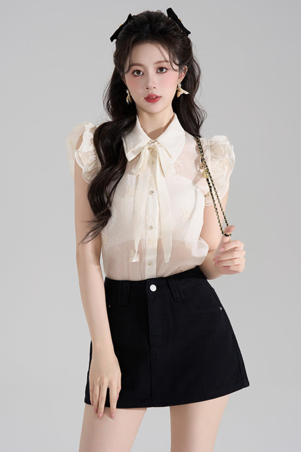 Chic Sheer Sweet Top + Shorts