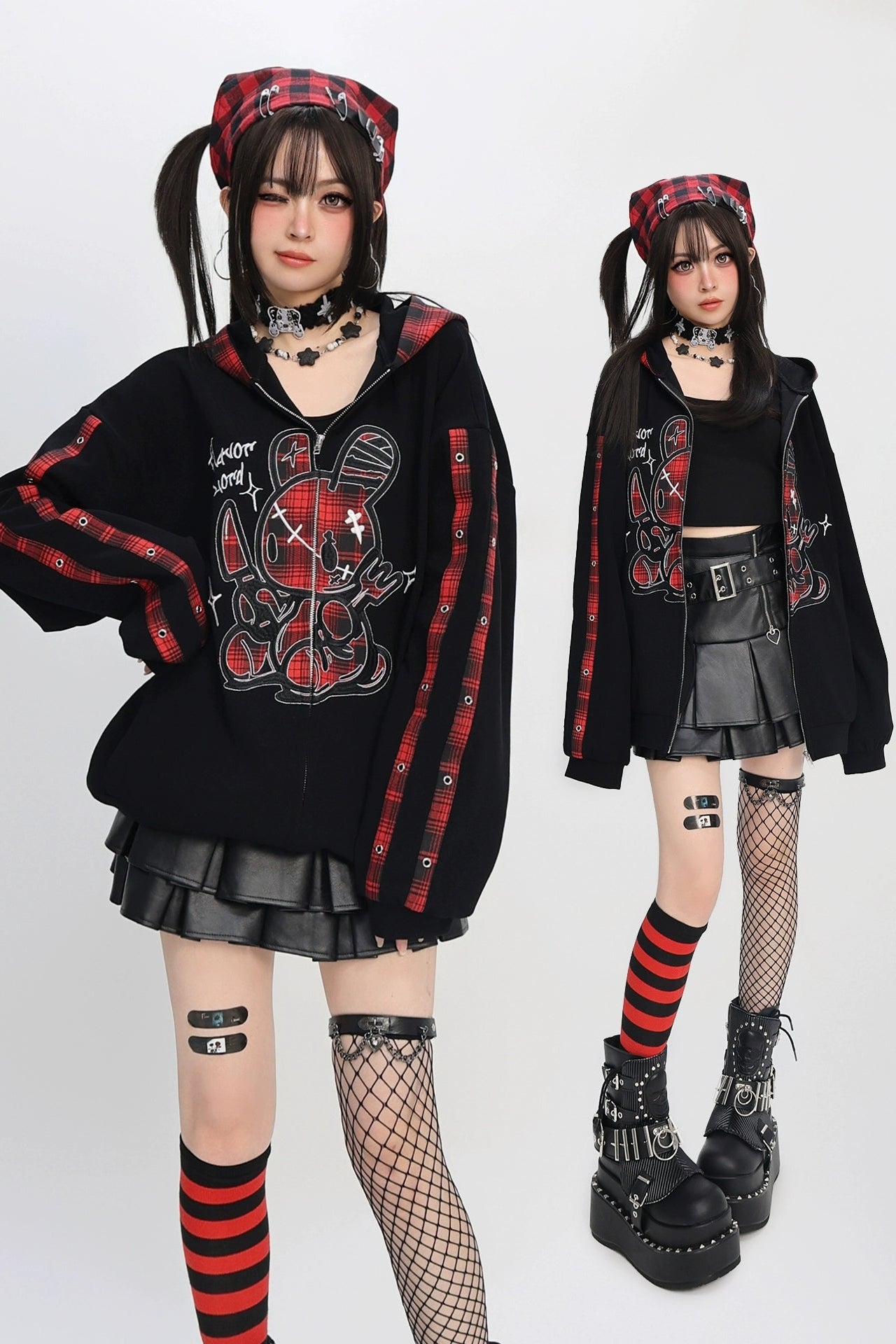 Dark mode loose parka