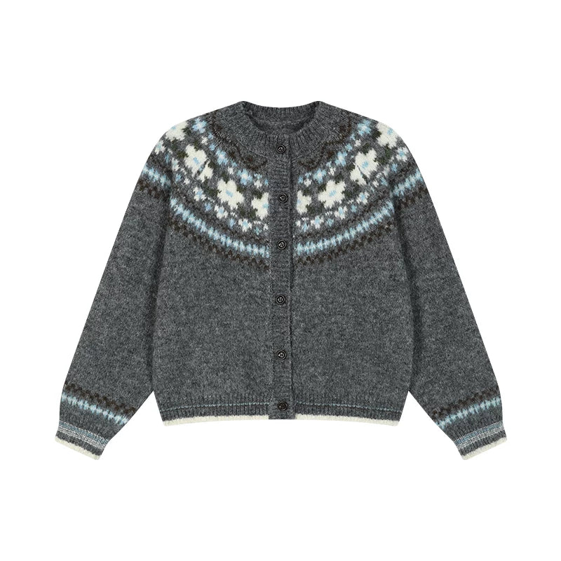 Island Bubble Fair Isle Cardigan