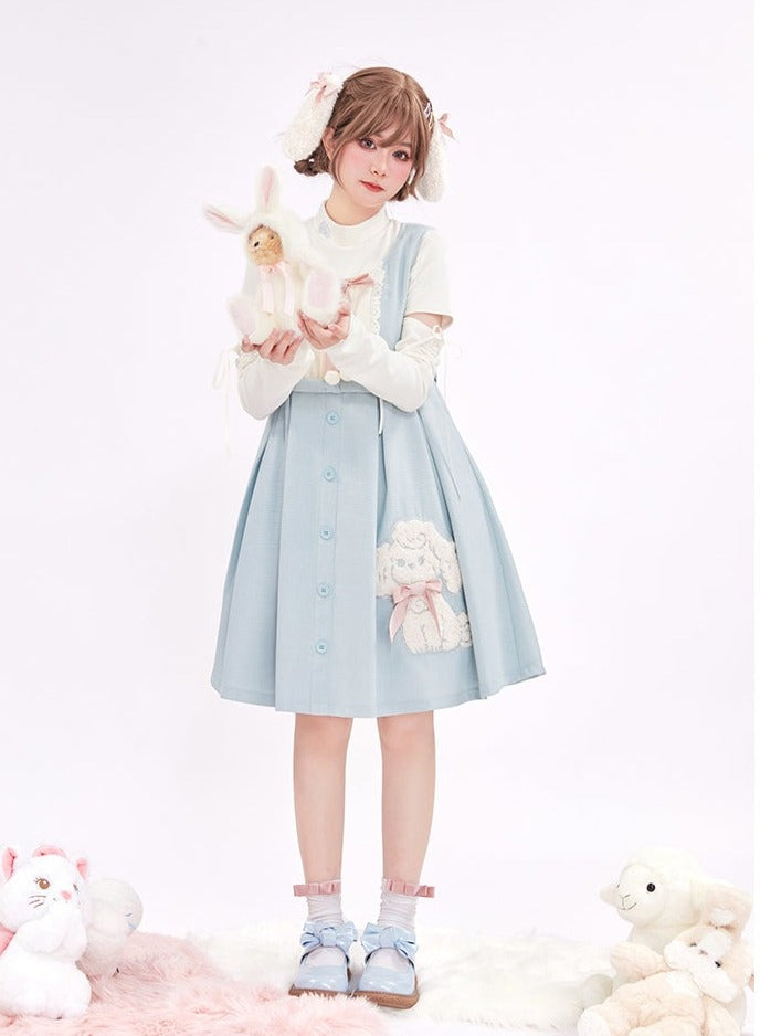 Sweet Poodle Ribbon Sass Skirt + Innerwear