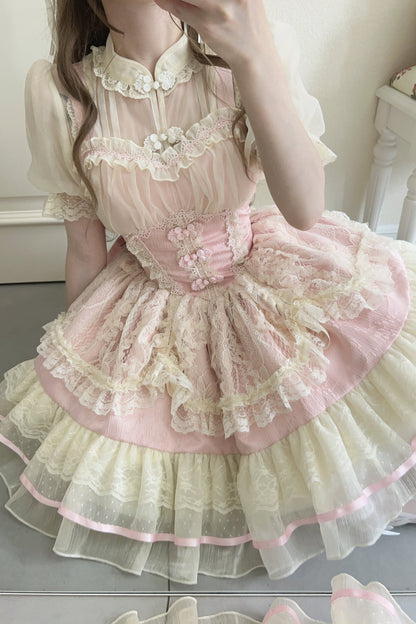 Sweet Ballet Style Lolita Suspender JSK Dress