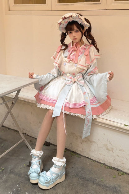 【12月6日予約締切】チャイナロリータエンブロイダリーメイドドレスセット＋ボンネット