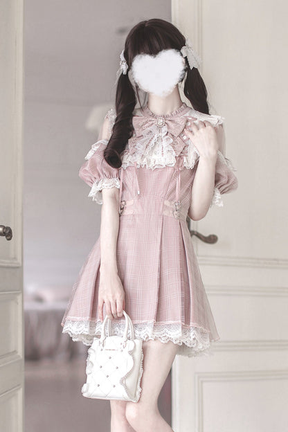 【予約商品】スイートチェック量産型ワンピース