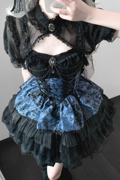 Vestido Lolita con Peto de la Serie Oscura