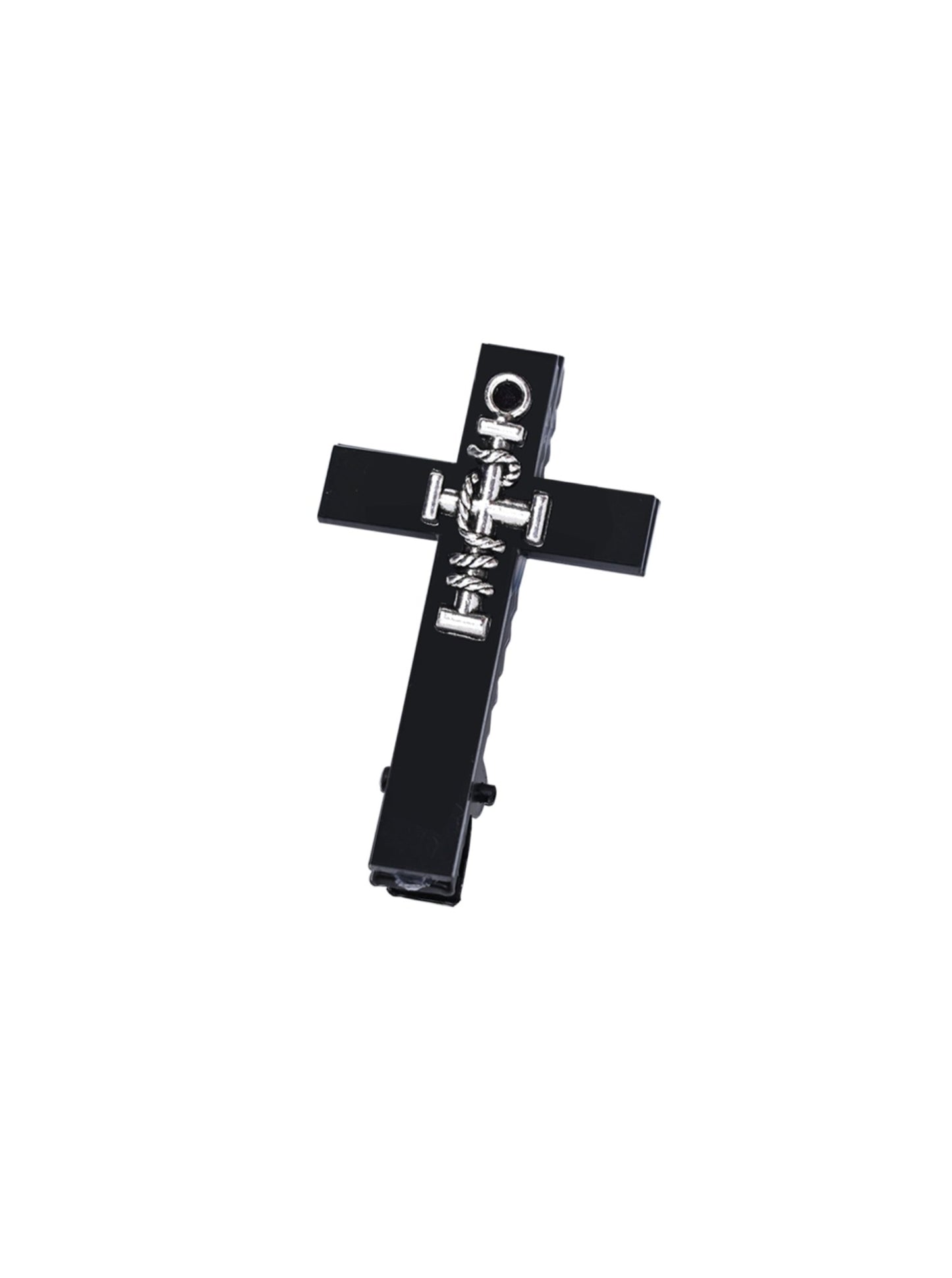 dark cross acrylic hairpin